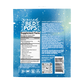 Back of Bed Pops for Him blue razz pouch showing supplement facts and product information