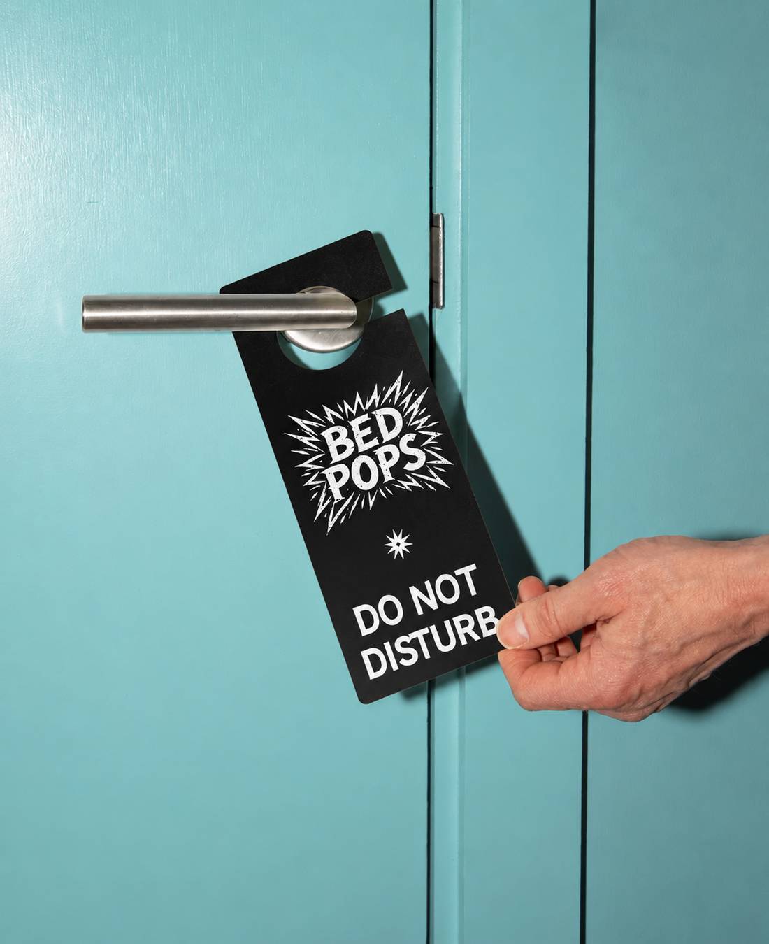 Bed Pops do not disturb door hanger
